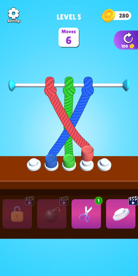 Untwist Tangle Gameplay 1 Untwist Tangle Gameplay 1